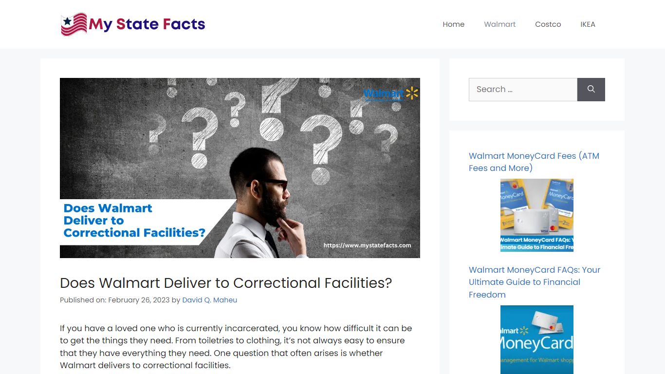 Does Walmart Deliver to Correctional Facilities? - MyStateFacts