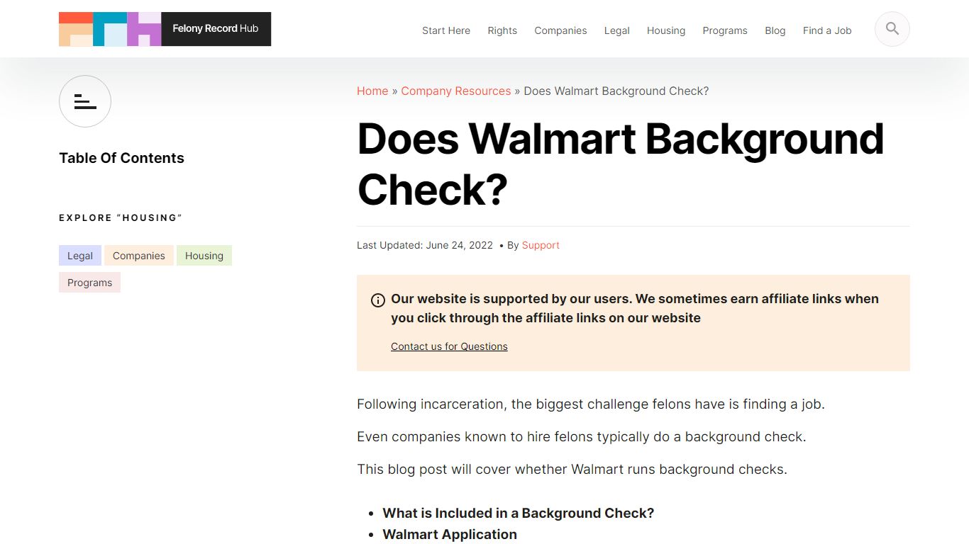 Does Walmart Background Check? | Felony Record Hub